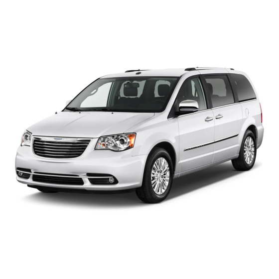 Chrysler Town & Country 2016 Owner's Manual