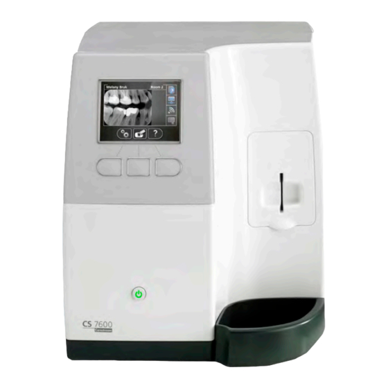 Carestream DENTAL CS 7600 User Manual