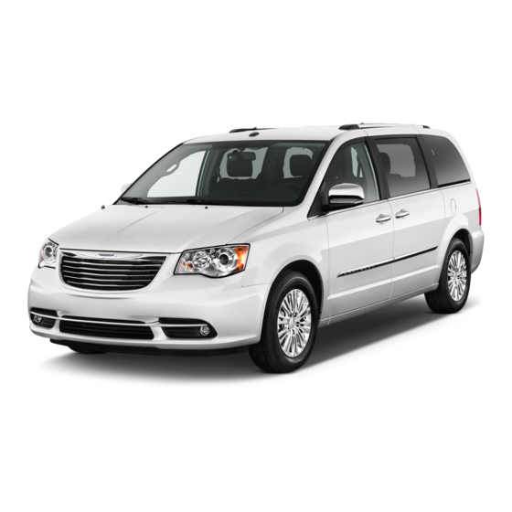 Chrysler TOWN & COUNTRY 2016 Manuals