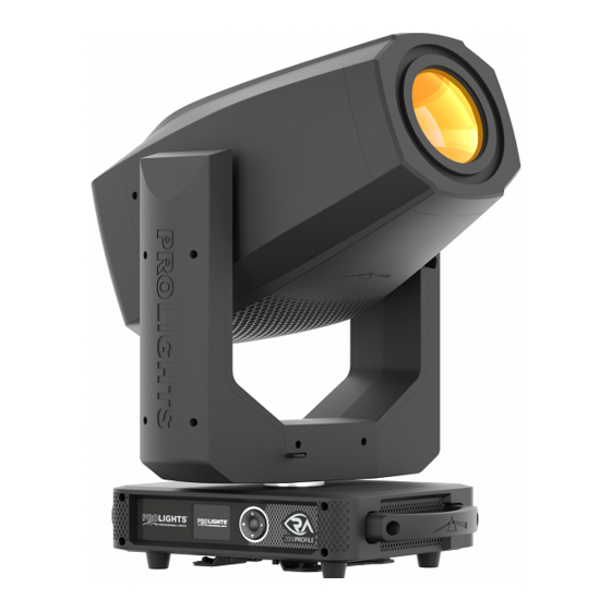 ProLights RA2000PROFILE LED Moving Head Manuals