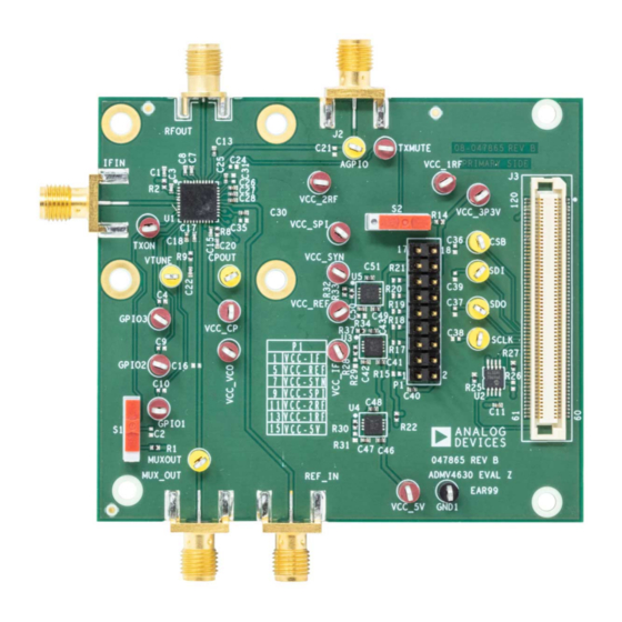 Analog Devices EVAL-ADMV4630 User Manual