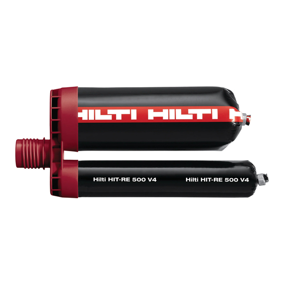 Hilti HIT-RE 500 V4 Manual