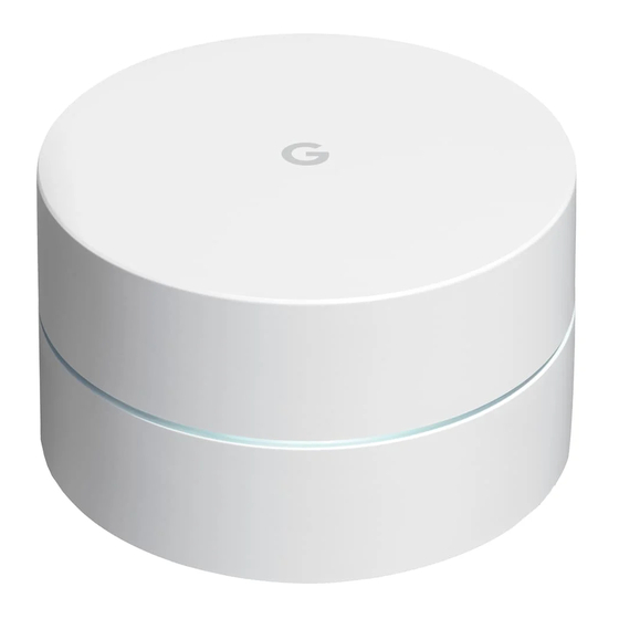 Google Wifi point Quick Start Manual