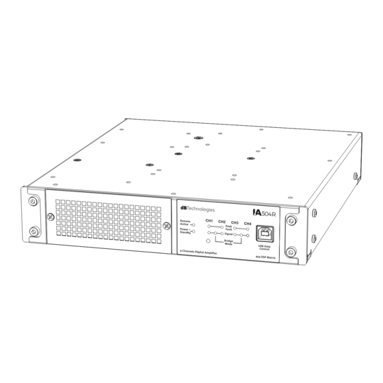 dB Technologies IA504R User Manual