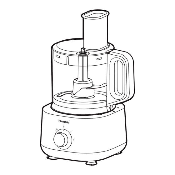 User Manuals: Panasonic MK-F310 Processor Accessories