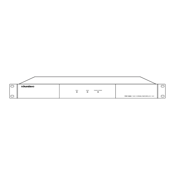 Soundavo PSA-4600 Owner's Manual
