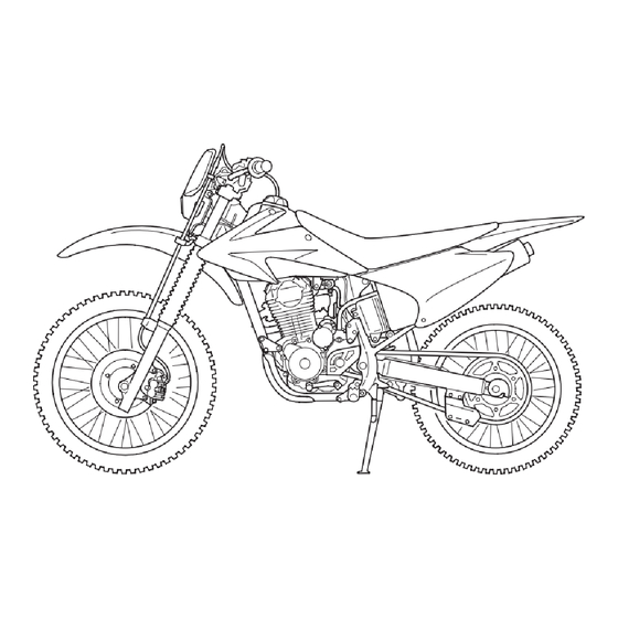 Honda CRF230F 2008 Owner's Manual