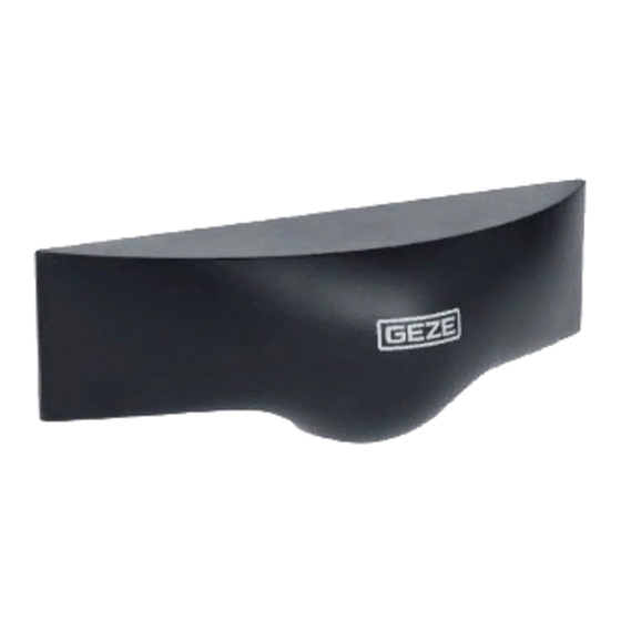 GEZE GC 302 3V Installation Instructions Manual