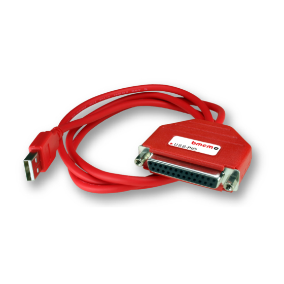 bmcm USB-PIO Manual