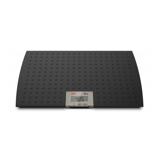User Manuals: ADE MV303600 Veterinary Scale