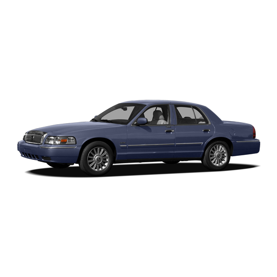 Mercury 2009 Grand Marquis Owner's Manual