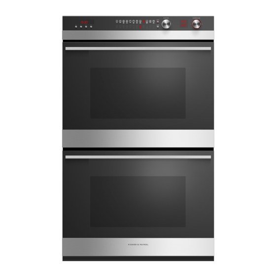 Fisher & Paykel OB30DTEPX3/07 Instructions