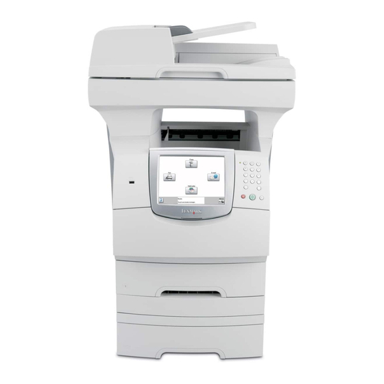 Lexmark X644E User Manual