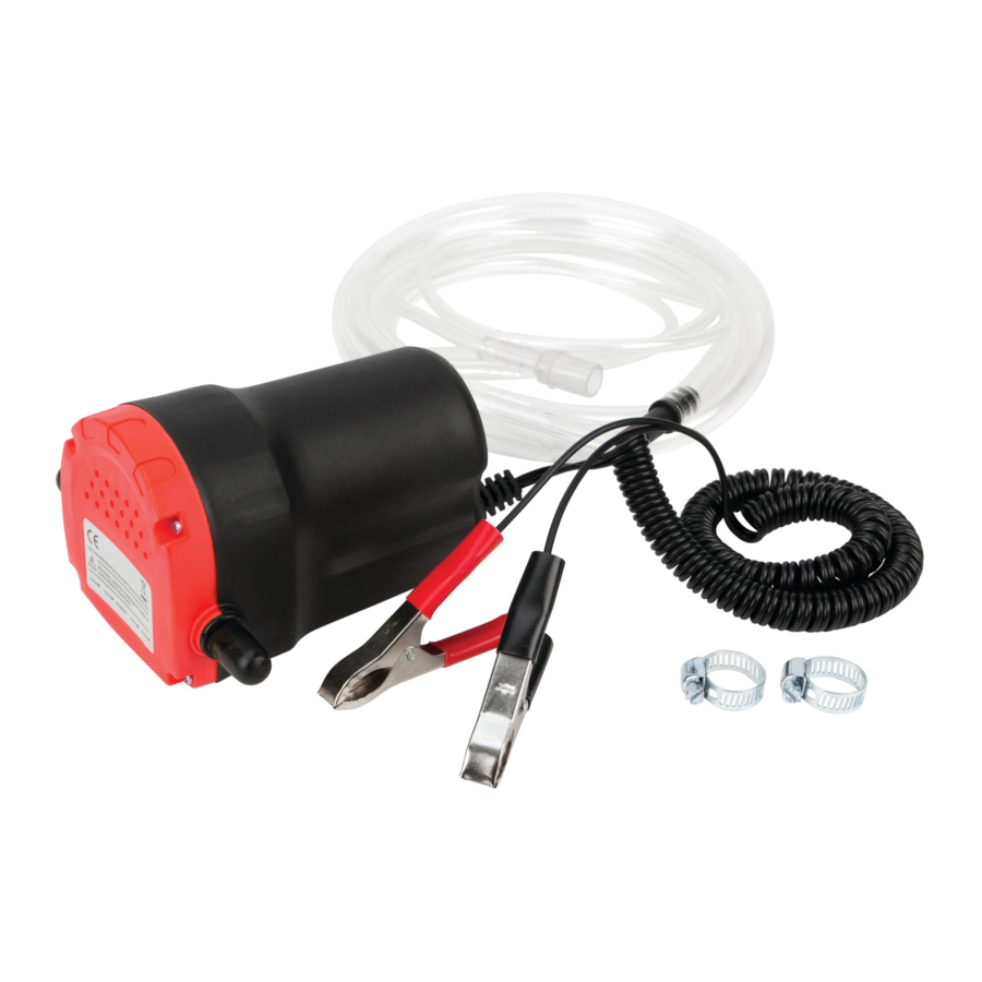 Performance Tool W54170 - OIL EXTRACTION PUMP Manual