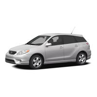 Toyota Matrix User Manual