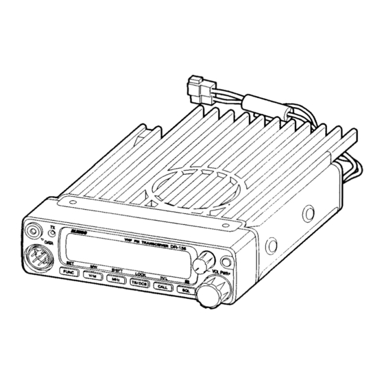 Alinco DR-135T Quick Manual