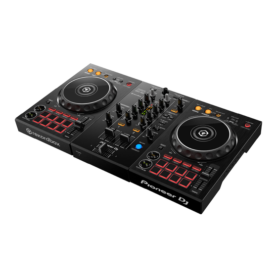 PIONEER DJ DDJ-400 Audio Setup Manual