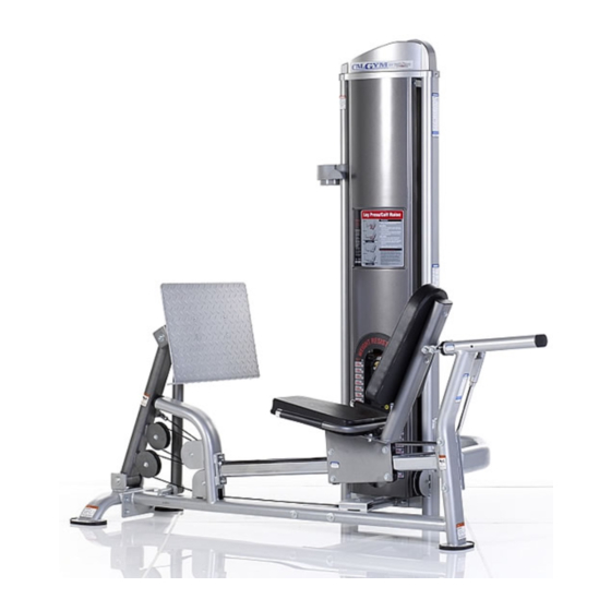 TuffStuff CalGym CG-7516 Owner's Manual