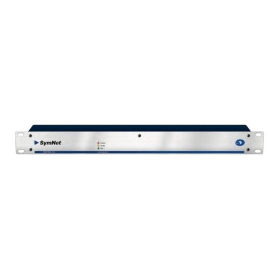 Symetrix SymNet Audio Matrix Control I/O Quick Start Manual