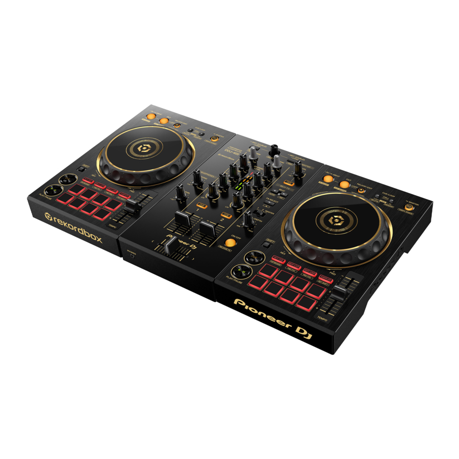 PIONEER DJ DDJ-400 Manual
