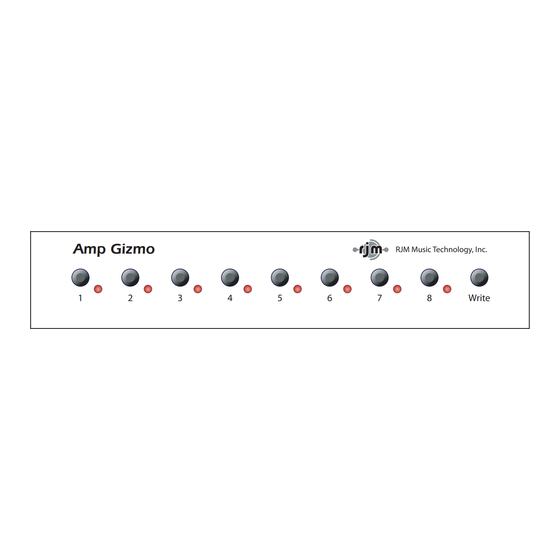 RJM Amp Gizmo User Manual