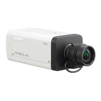 Sony Ipela SNC-CH135 Installation Manual