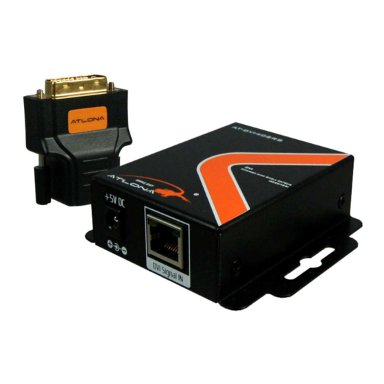 Atlona AT-DVI40SRS User Manual