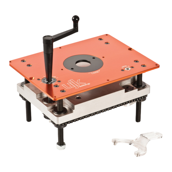 Axminster UJK Technology 502701 Instruction Manual