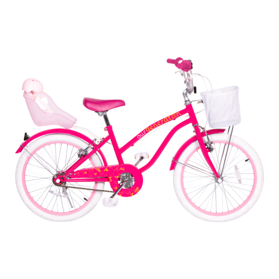 Our Generation OG Bicycle BD39000Z Instructions Manual