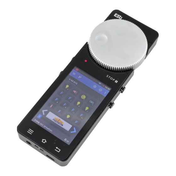User Manuals: Esu Mobile Control II Throttle Remote