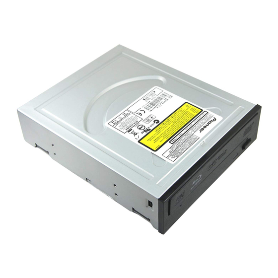 Pioneer BDR-101 Operating Instructions Manual