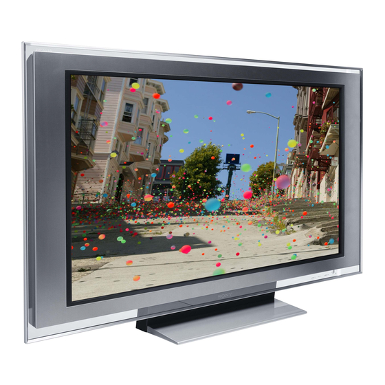SONY BRAVIA KDL-46X2000 LCD TV OPERATING 