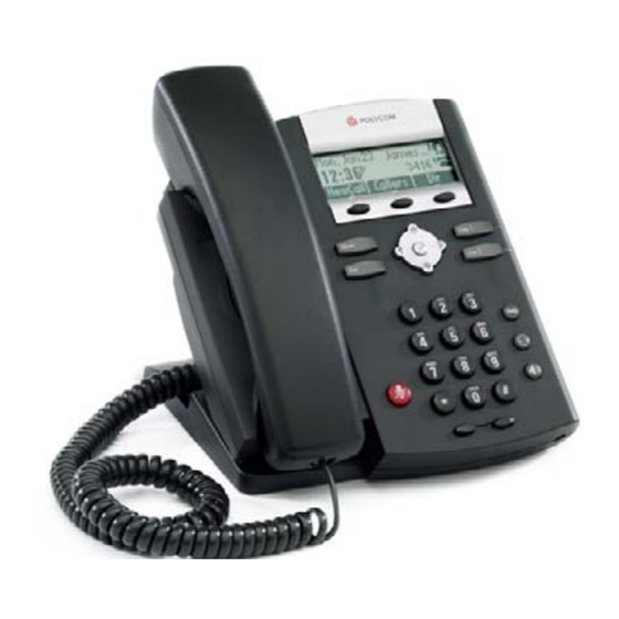 Polycom SoundStation IP335 Quick Manual