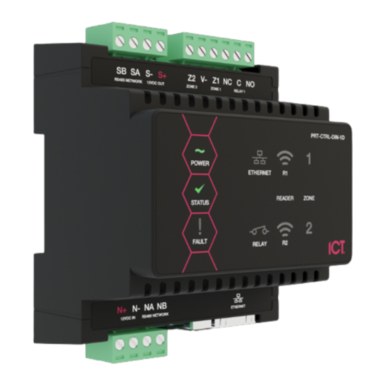 ICT PRT-CTRL-DIN-1D Installation Manual