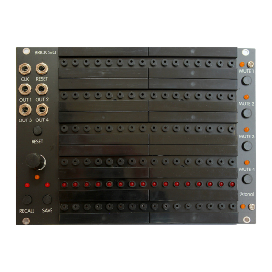 Atonal circuits A02 Quick Start Manual