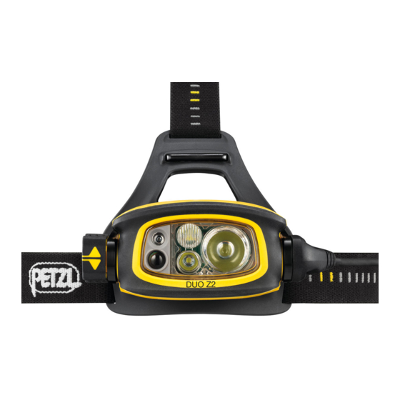 Petzl DUO Z2 ATEX STANDARDS Quick Start Manual