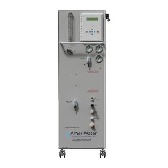 AmeriWater Central Sterile ROS Manuals