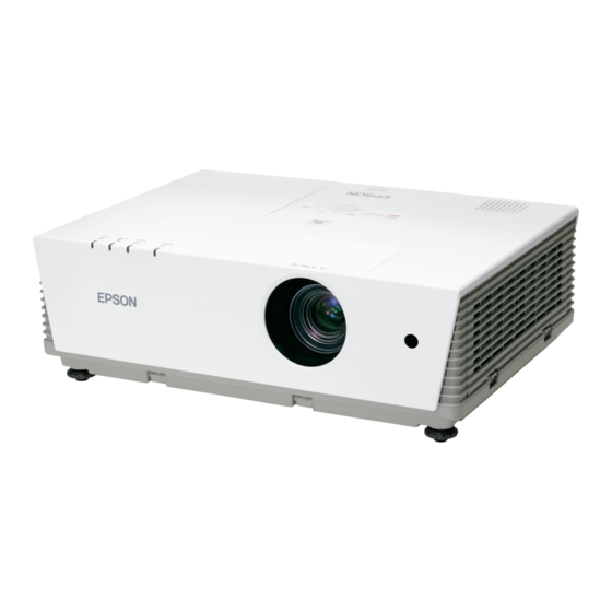 Epson PowerLite6110i Quick Setup Manual