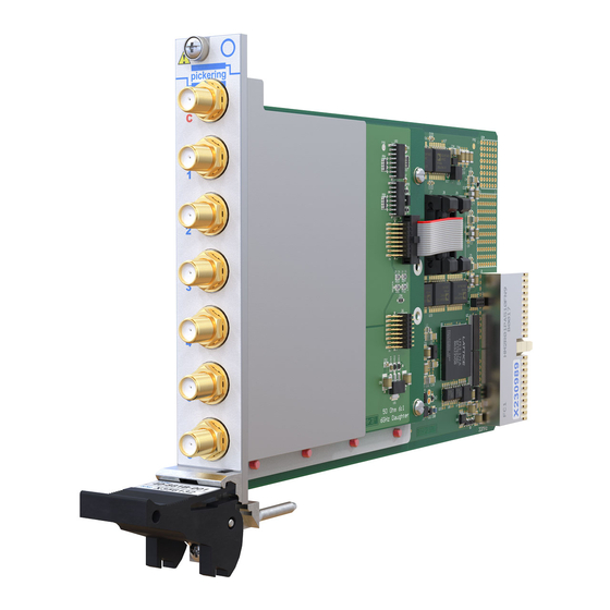 User Manuals: Pickering 40-881B-001 PXI RF Multiplexer
