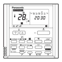 Panasonic CZ-RTC4A Installation Instructions