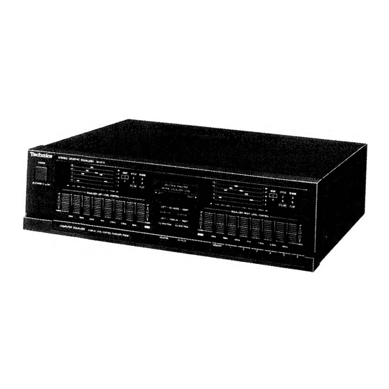 Technics SH-E7 Service Manual
