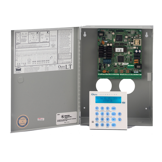 HAI OMNI LT Owner's Manual
