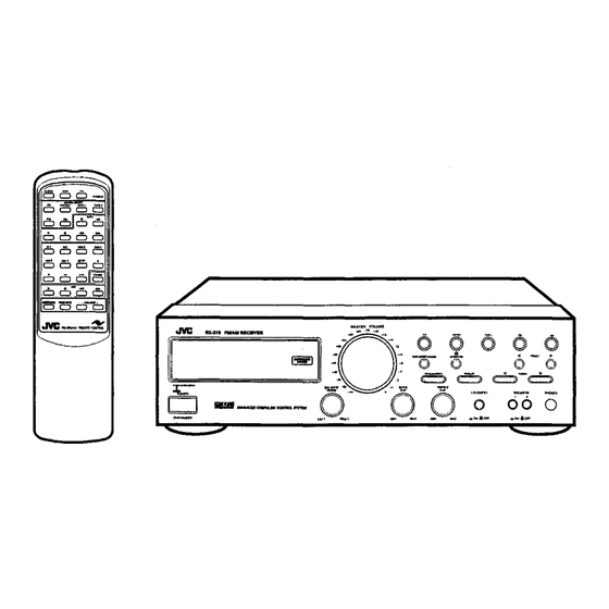 JVC RX-318BK Instructions Manual