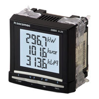 Socomec DIRIS A20 Operating Instructions Manual