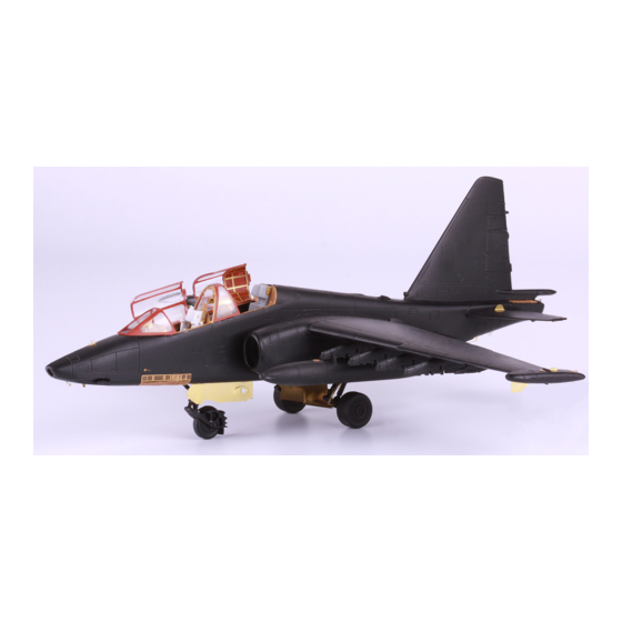 Eduard Su-25UB/UBK interior 1/48 Quick Start Manual