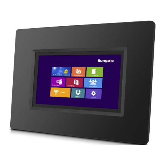 Sungale Cloud Frame User Manual