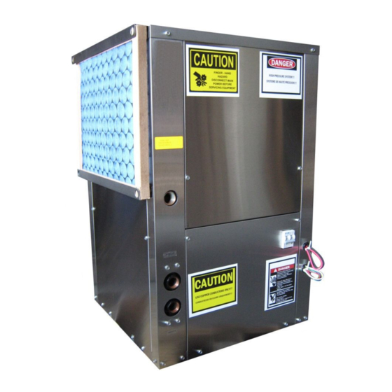 User Manuals: MHP HPX SERIES Heat Pump