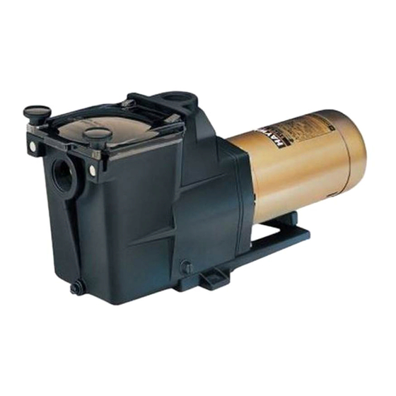 Hayward W3SP2600X5 Owner's Manual