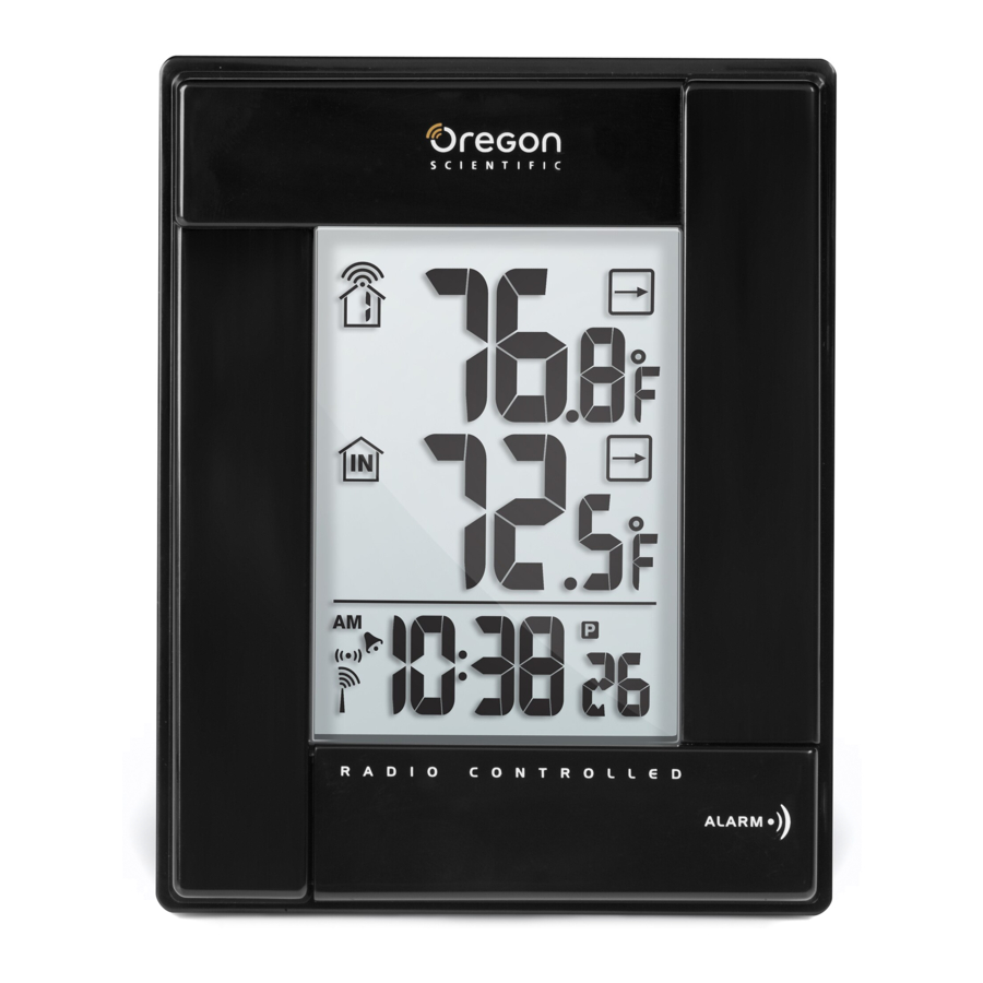 Oregon Scientific RMR382 - Digital Thermometer with Ice Alert Manual