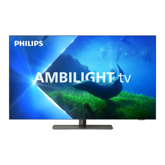 Philips 48OLED808 User Manual